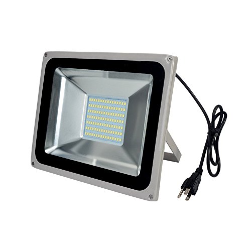 100W LED Floodlight,Low-energy Cool White Spotlight,IP65 Waterproof Outdoor&Indoor Security Flood Light Landscape Lamp