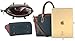 Diophy PU Leather Two Tone Mini Top Handle Tote Womens Purse Handbag Accented with Removable Strap SE-3397