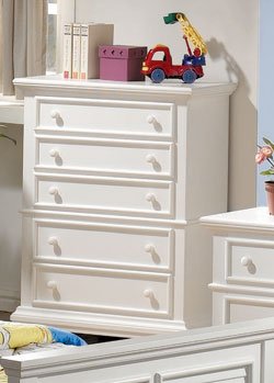 Louvered Shutter Five Drawer Chest