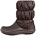 crocs Women's Winter Puff Boot Wom Snow Boot, Espresso/Espresso, 8 M US