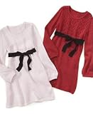 Greendog Little Girl Heart Cable Knit Dress