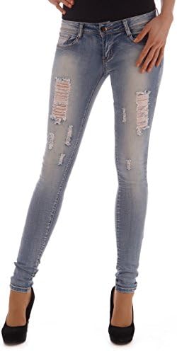 Balingi ripped Jeans for women BA10660, Größe:38;Farbe:lightblue