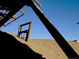 Diamond Mining Ghost Town, Kolmanskop, Namib Desert, Luderitz, Namibia, Africa Art Photographic Poster Print by Steve & Ann Toon, 12x9