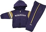 Baltimore Ravens Toddler Full Zip Hooded Jacket and Pant Set