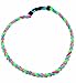New 22 Inch Neon Lime Green Hot Pink Blue Tornado Titanium Fiber Baseball 3 Rope Necklace