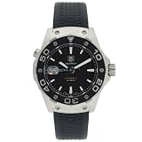 TAG Heuer Mens WAJ2110.FT6015 Aquaracer Calibre 5 Automatic 500M Black Rubber Watch by TAG Heuer