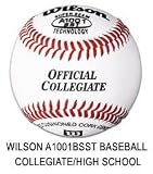 Wilson A1001BSST Official Collegiate Baseball 12dz