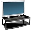 Atacama Equinox AV GP-2 Stand (Graphite / Piano Black; 2 Shelves)