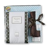 3 Piece Gift Set in Pastel with Brown Dots Color: Pastel Blue