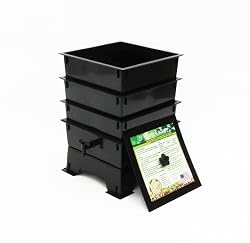 Worm Factory 3 Tray Worm Composter (Black)