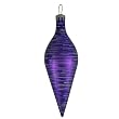 Large 16" Purple Shatterproof Commercial Size Teardrop Finial Christmas Ornament