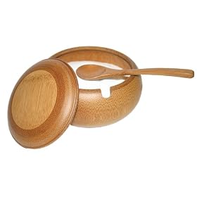 Totally Bamboo Sugar Bowl with Spoon by Totally Bamboo