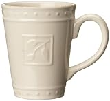 Signature Housewares Sorrento 14-Ounce Mugs, Ivory, Set of 6