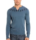 G by GUESS Lawrence Split V-neck Sweater