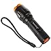 SecurityIng® Zoomable 600 Lumens XM-L T6 LED Bulb Lamp Flashlight 5 Switch Modes Focus Adjustable LED Lighting Lamp Flashlight Torch for Climbing,Camping and Other Activities (No Battery)