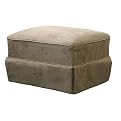 LA Baby Upholstered Ottoman - Khaki