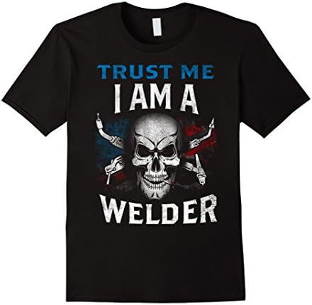 Men's Trust Me I am a Welder Shirt. Lincoln Welder 2XL Black