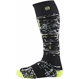 Shift Racing Moto Men's MotoX Motorcycle Socks - Color: Black/Yellow, Size: Large