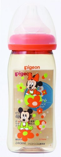 ピジョン 母乳実感哺乳びんプラスチック240ml ディズニーベビー