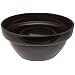 Carlisle 809603 Black 19.6 Oz. Acrylic Stack Bowl (Case of 4)