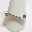 14K White Gold Ruby and Diamond Ring