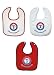 Texas Rangers 3 Pack Snap Bib Set