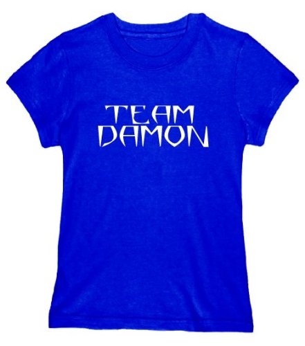 Team Damon Woman's Tshirt (Small, Royal Blue)