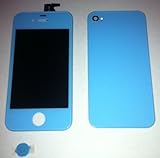Blue Full Assembly with Touch Screen Digitzer Display, Front LCD, Back hous ....