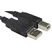 CyberXLink - 15ft USB cable Black - 4 pin USB Type A (M) - 4 pin USB Type B (M) - 15 ft ( USB 2.0 / 