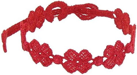Cruciani C Clover Bracelets - Red