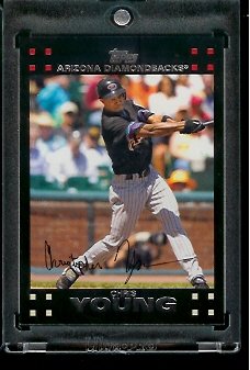 2007 Topps Red Back Chris Young Arizona Diamondbacks #332 Baseball Card