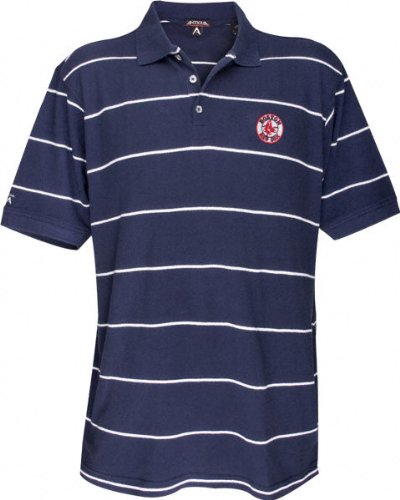 Boston Red Sox Classic Pique Striped Polo