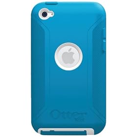 OtterBox Defender Series Hybrid Case for iPod touch 4th Generation (Blue/White)
