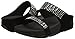 FitFlop Women's Novy Slide Sandal, black, 6 M US