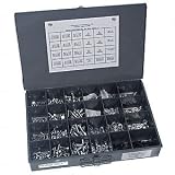 Metric Assortment Hex Cap Screws (Bolts), Flat Washers, Lock Washers M6 - M8 - M10, 660 Pieces