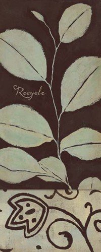 Recycle HIGH QUALITY MUSEUM WRAP CANVAS Print Stephanie Marrott 8x16