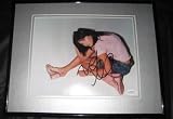 Moore Signed Photo - Mandy Sexy Leggy Framed 8x10 Jsa - Autographed NFL Photos