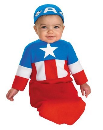  Captain America Baby Costume