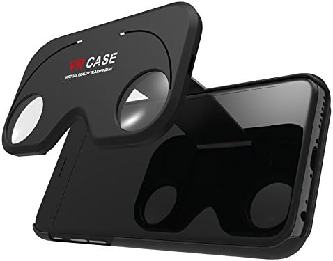 3D VR Virtual Reality Glasses for Figment VR iPhone Case with Portable Figment Aspheric Optics 3D VR Glasses iPhone 6 Case that Turns into a VR Headset Virtual Reality in Your Pocket ( 4.7" Silver )