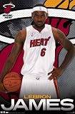 Miami Heat LeBron James Sports Poster Print - 22x34 Poster Print Collections Poster Print, 22x34 Poster Print, 22x34