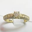 14K Yellow Gold Diamond Engagement Ring