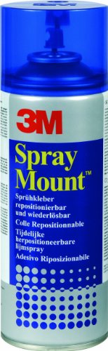 Produkt-Bild: SprayMount - Spr&uuml;hkleber mit ausgezeichneter Anfangshaftkraft, repositionierbar, 400 ml/279g, abl&ouml;sbar