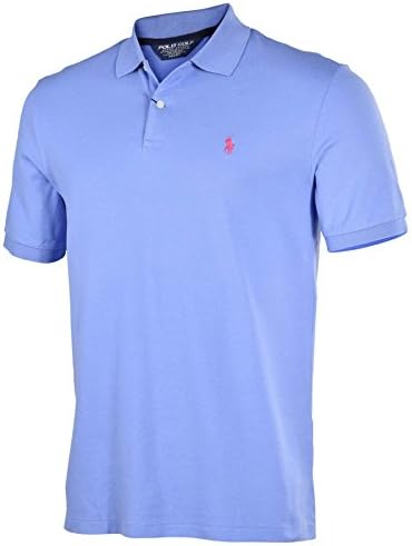 Polo Ralph Lauren Men's Pro Fit Mesh Golf Polo Shirt-Light Blue-Small
