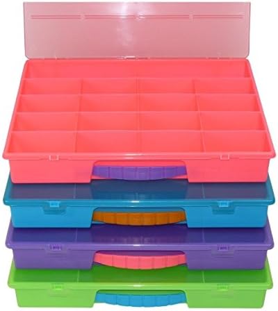 PURPLE Shopkins TM Compatible 16 Slot Storage container