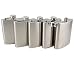 Set of 5 Stainless Steel 6 Oz Liquor Flasks
