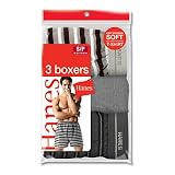 New Stripe Knit Boxer (Pack of 3) Size:Large Color:Assorted