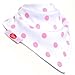 Zippy Fun Baby Bandana Drool Bibs (4 Pack Gift Set) Pink and White