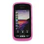 Hot Pink Rubber Silicone Soft Skin Cover Case for AT&T Samsung Solstice SGH-A887 Cell Phone