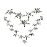 14k White 6.42 Ct Diamond Necklace