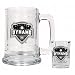 Houston Dynamo Glass Tankard and Square Shot Glass Set (Primary Team Logo)